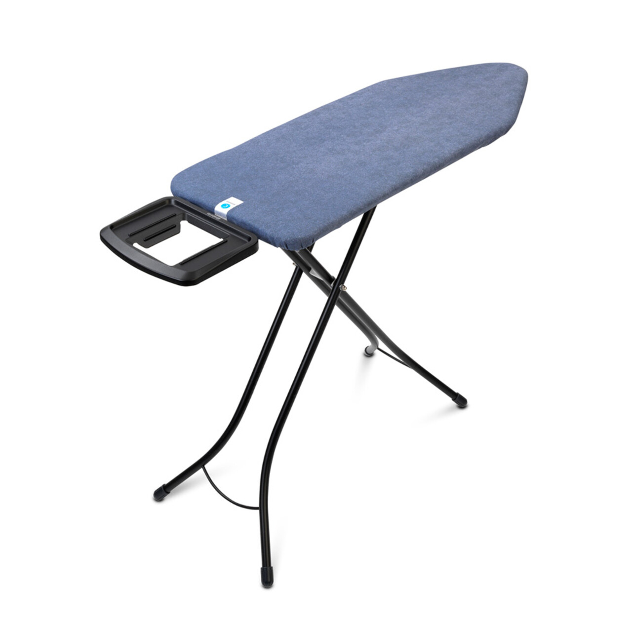 Masa de calcat, Brabantia C, Denim Blue, 124x45 cm, 7 pozitii de reglare, otel/bumbac, albastru denim - imagine 5